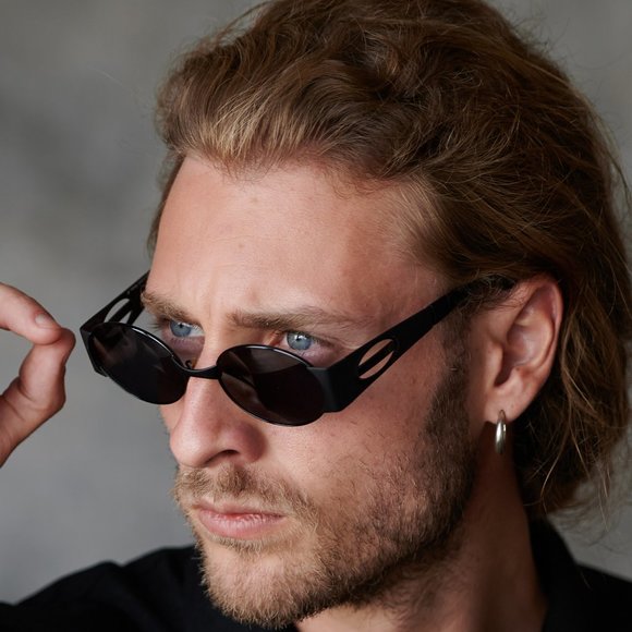 Round vintage sunglasses by Von Furstenberg, Italy main image 8